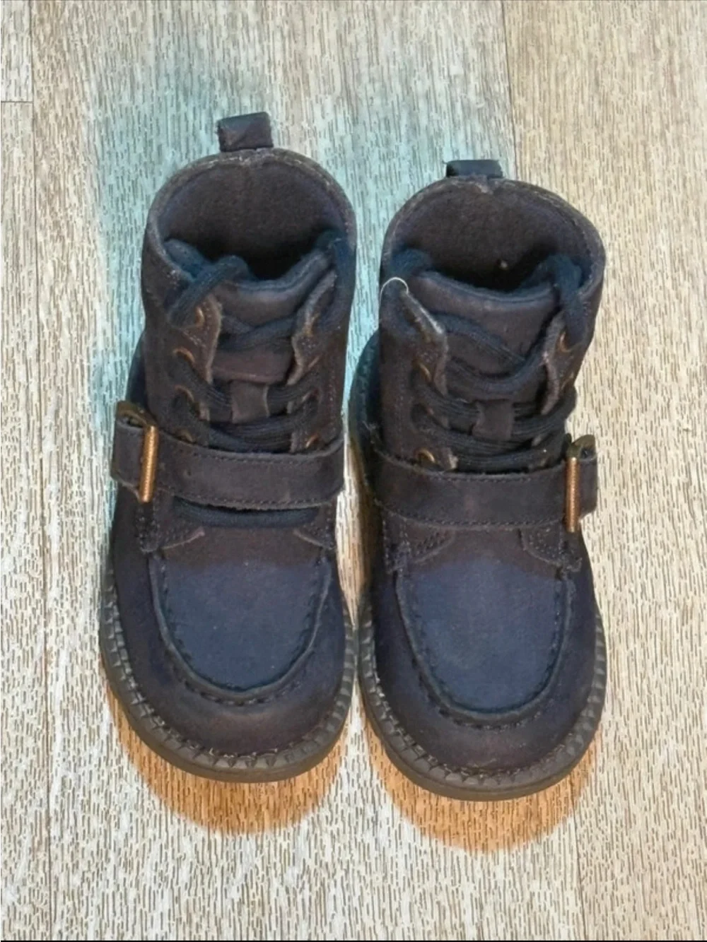 POLO RALPH LAUREN NAVY BLUE TODDLER BOOTS SIZE 6